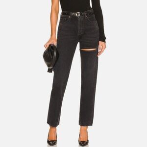 Agolde Lana slice straight